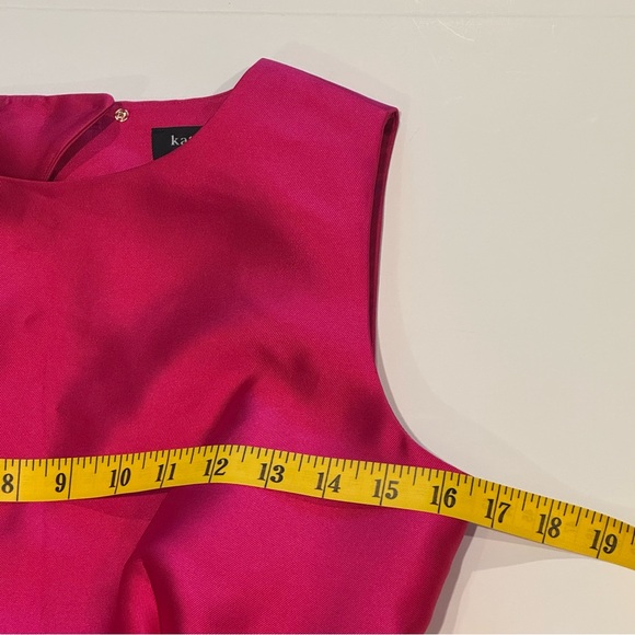 KATE SPADE Open Back Lucille Mini Dress Rosa Plum Pink Sz 2 NWT - Picture 12 of 15